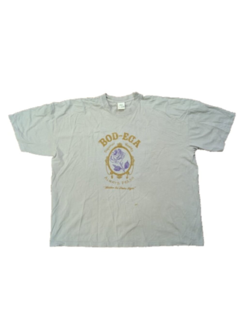 Bodega NYC Purple Rose Vertical Logo Graphic Streetwear Print Always Fresh XXXL